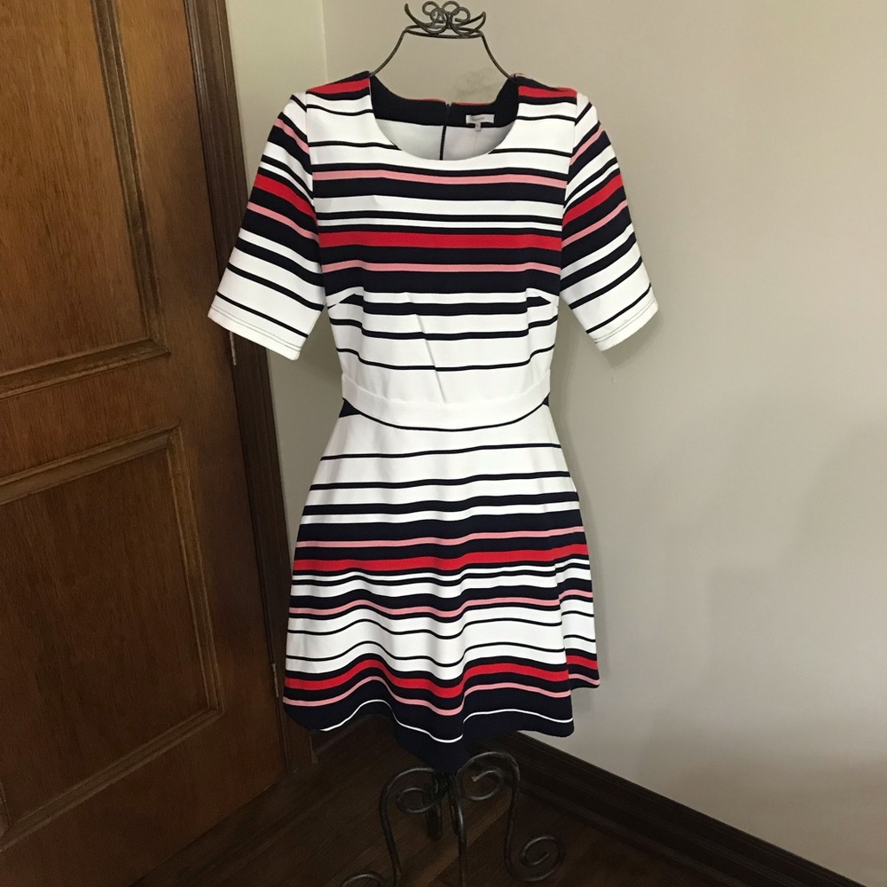 Pleione striped dress